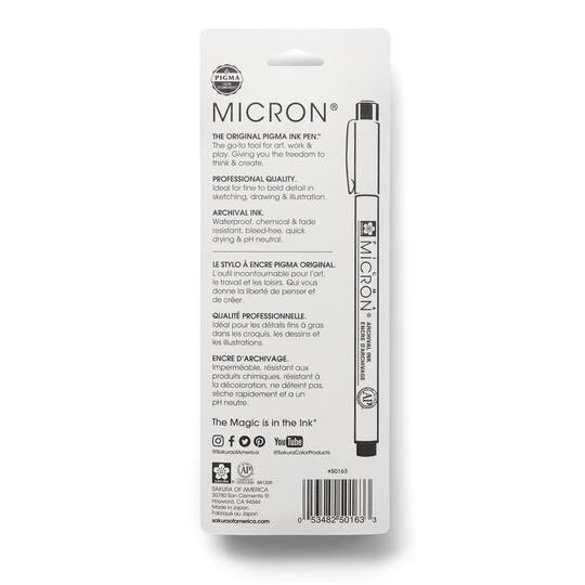 Micron® Fine & Bold Line Cool Gray Pen Set